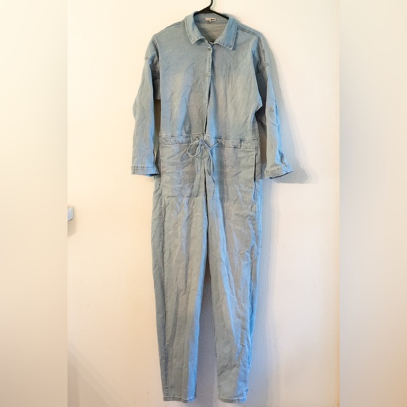 Fashion Nova Dresses & Skirts - Fashion Nova Light Blue Denim Long Sleeve Dress